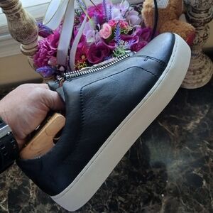 Frye Black and White Athletic Shoes